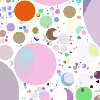 Çok renkli geometrik daire arka plan seamless modeli.