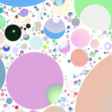 Çok renkli geometrik daire arka plan seamless modeli.