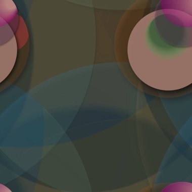 Çok renkli geometrik daire arka plan seamless modeli.