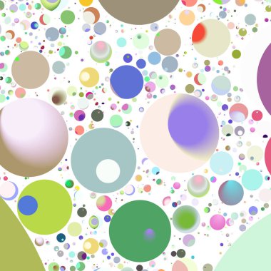 Çok renkli geometrik daire arka plan seamless modeli.