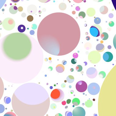 Çok renkli geometrik daire arka plan seamless modeli.