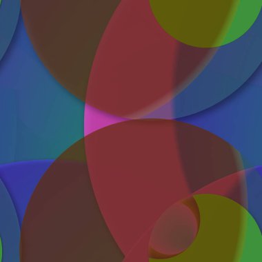 Çok renkli geometrik daire arka plan seamless modeli.