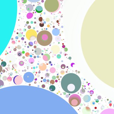 Çok renkli geometrik daire arka plan seamless modeli.