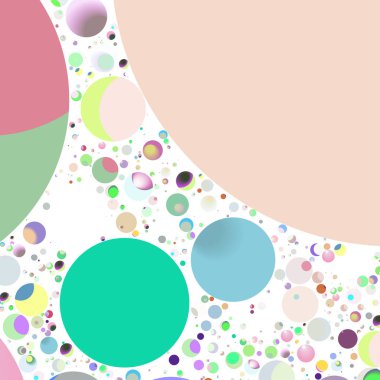 Daire saydam arka plan - eğilim seamless modeli.