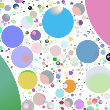 Çok renkli geometrik daire arka plan seamless modeli.