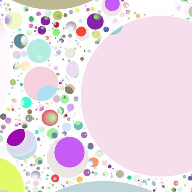 Çok renkli geometrik daire arka plan seamless modeli.