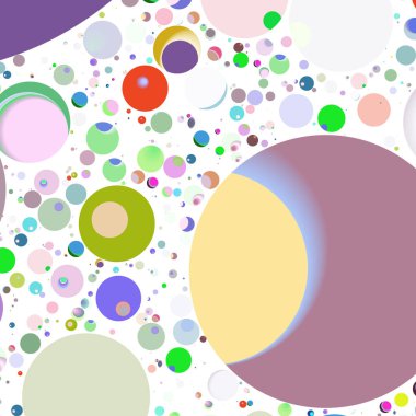 Çok renkli geometrik daire arka plan seamless modeli.