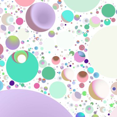 Çok renkli geometrik daire arka plan seamless modeli.