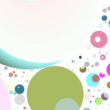 Çok renkli geometrik daire arka plan seamless modeli.