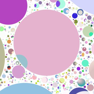 Daire saydam arka plan - eğilim seamless modeli.