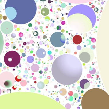 Çok renkli geometrik daire arka plan seamless modeli.