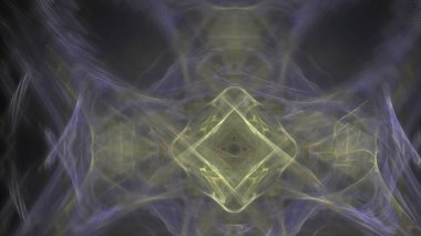 Fantezi kaotik renkli fraktal desen. Soyut Fraktal şekiller. 3D render resimde arka plan veya duvar kağıdı.