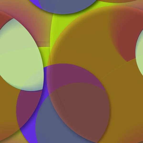 Patrón Sin Costura Fondo Abstracto Círculo Geométrico Multicolor —  Fotos de Stock