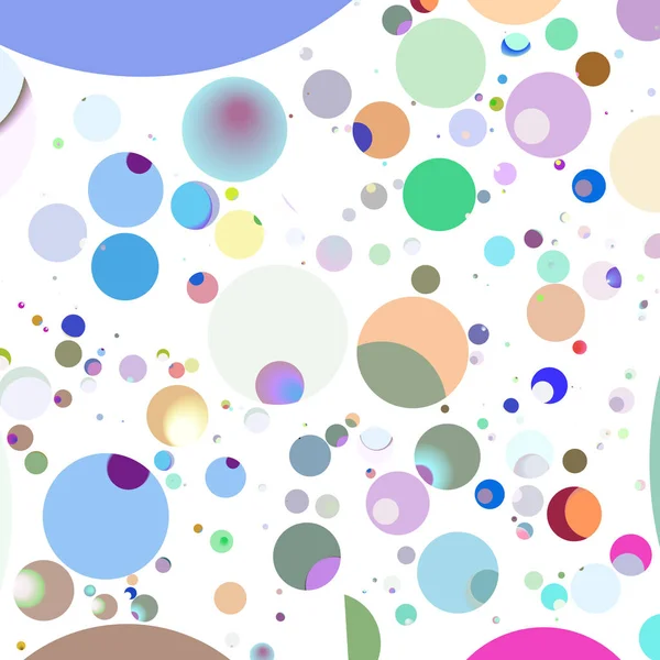 Çok renkli geometrik daire arka plan seamless modeli.