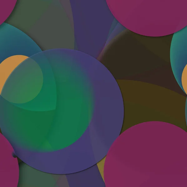Patrón Sin Costura Fondo Abstracto Círculo Geométrico Multicolor — Foto de Stock