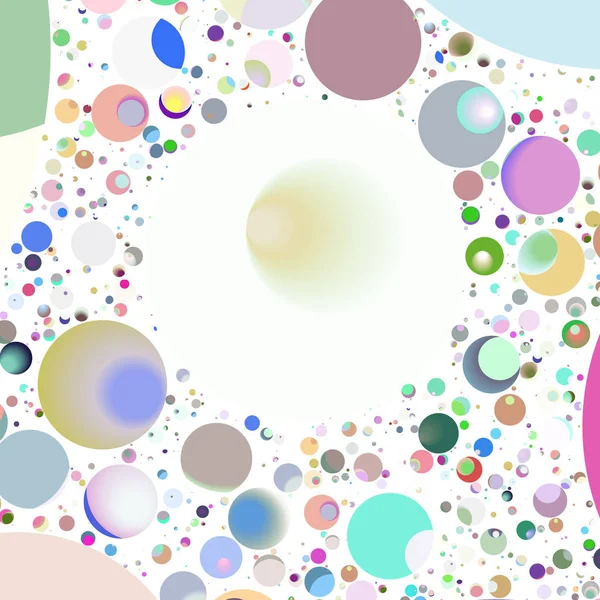 Çok renkli geometrik daire arka plan seamless modeli.