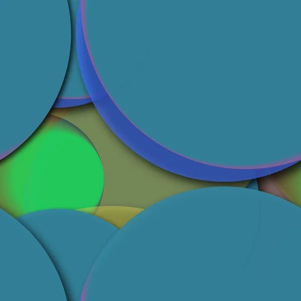 Pola Mulus Lingkaran Geometris Multiwarna — Stok Foto