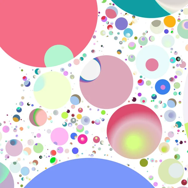 Çok renkli geometrik daire arka plan seamless modeli.