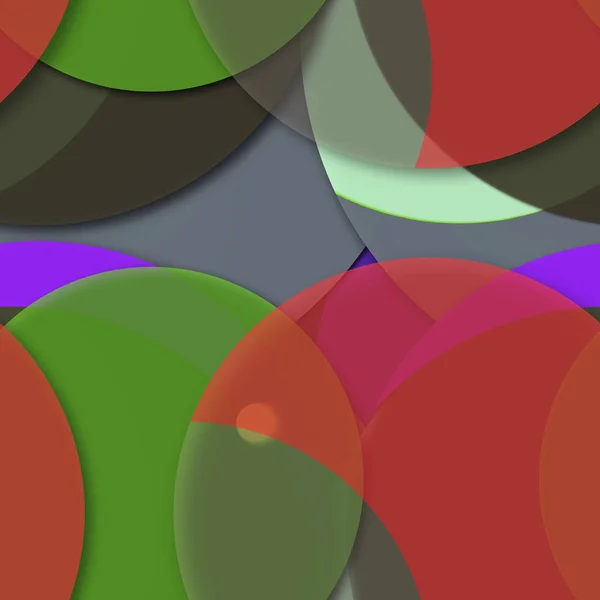 Çok Renkli Geometrik Daire Arka Plan Seamless Modeli — Stok fotoğraf