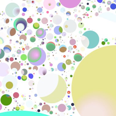 Çok renkli geometrik daire arka plan seamless modeli.