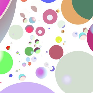 Çok renkli geometrik daire arka plan seamless modeli.