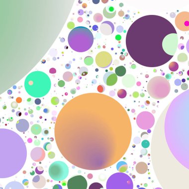 Çok renkli geometrik daire arka plan seamless modeli.