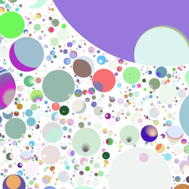 Çok renkli geometrik daire arka plan seamless modeli.