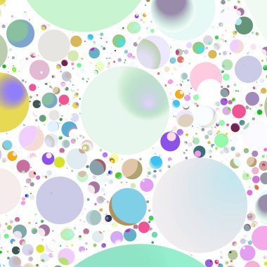 Çok renkli geometrik daire arka plan seamless modeli.