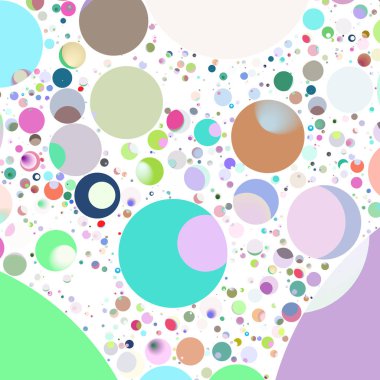 Çok renkli geometrik daire arka plan seamless modeli.