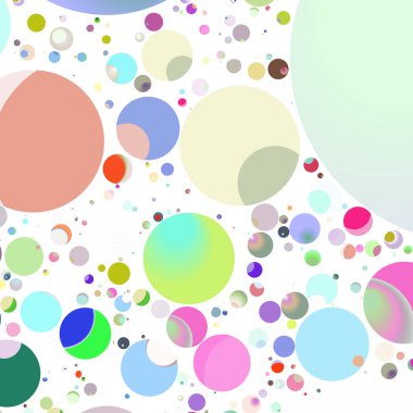 Çok renkli geometrik daire arka plan seamless modeli.