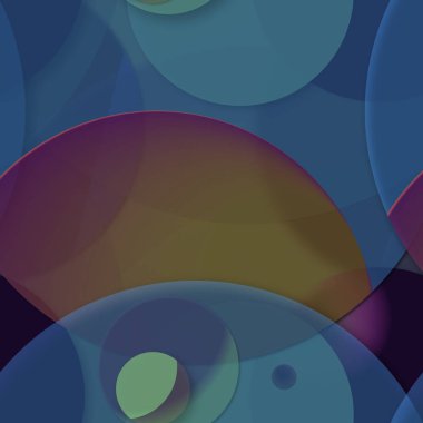 Çok renkli geometrik daire arka plan seamless modeli.