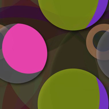 Çok renkli geometrik daire arka plan seamless modeli.