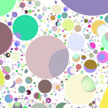 Çok renkli geometrik daire arka plan seamless modeli.