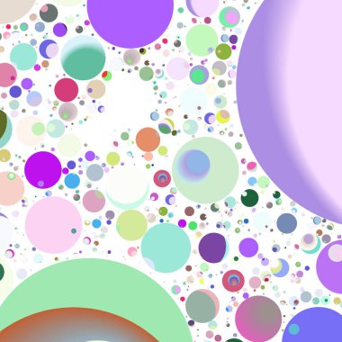 Çok renkli geometrik daire arka plan seamless modeli.