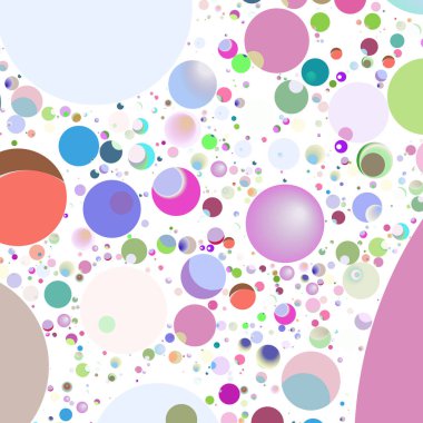 Çok renkli geometrik daire arka plan seamless modeli.