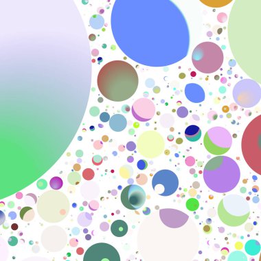 Çok renkli geometrik daire arka plan seamless modeli.