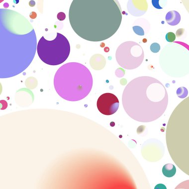 Çok renkli geometrik daire arka plan seamless modeli.