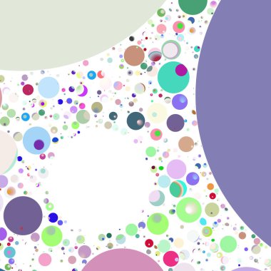 Çok renkli geometrik daire arka plan seamless modeli.