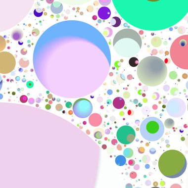 Çok renkli geometrik daire arka plan seamless modeli.