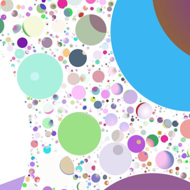 Çok renkli geometrik daire arka plan seamless modeli.