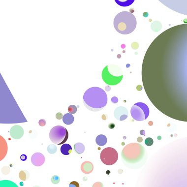 Çok renkli geometrik daire arka plan seamless modeli.