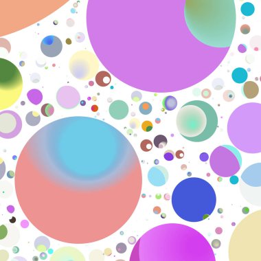 Çok renkli geometrik daire arka plan seamless modeli.