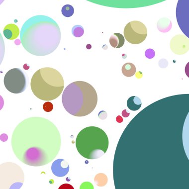 Çok renkli geometrik daire arka plan seamless modeli.