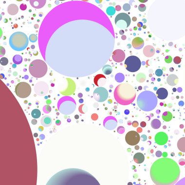 Çok renkli geometrik daire arka plan seamless modeli.