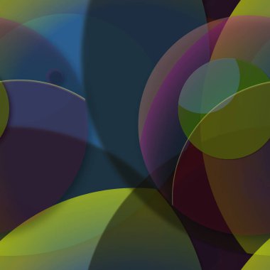 Çok renkli geometrik daire arka plan seamless modeli.