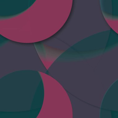 Daire saydam arka plan - eğilim seamless modeli.