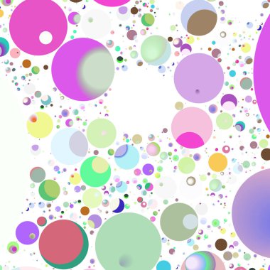 Daire saydam arka plan - eğilim seamless modeli.