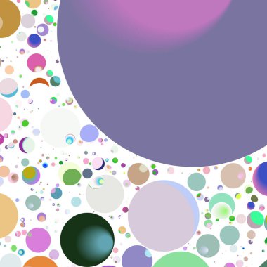 Çok renkli geometrik daire arka plan seamless modeli.