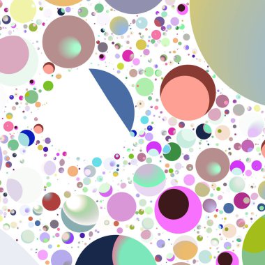 Çok renkli geometrik daire arka plan seamless modeli.