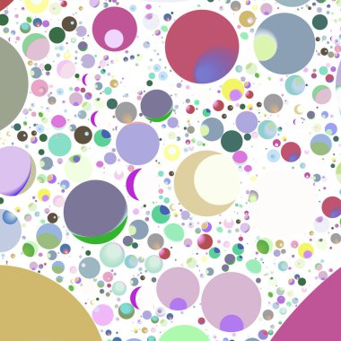 Daire saydam arka plan - eğilim seamless modeli.